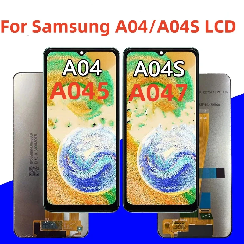 For Samsung Galaxy A04 A04S LCD Display Touch Screen Digitizer Assembly For Samsung A45 A045F A47 Display Repair Replacement
For Samsung Galaxy A04 A04S LCD Display Touch Screen Digitizer Assembly For Samsung A45 A045F A47 Display Repair Replacement