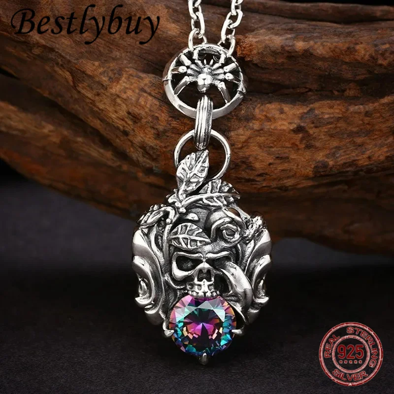 S925 Sterling Silver Retro Trendy Personality Spider Skeleton Chain Men's And Women's Gifts
S925 Sterling Silver Retro Trendy Personality Spider Skeleton Chain Men's And Women's Gifts