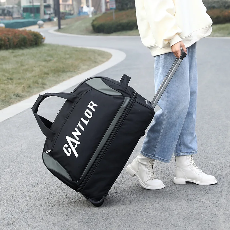 Trolley Oxford Cloth Travel Bag For Men And Women, Suitable For Outdoor Activities, Business Bag, Large Capacity Folding,
Trolley Oxford Cloth Travel Bag For Men And Women, Suitable For Outdoor Activities, Business Bag, Large Capacity Folding,