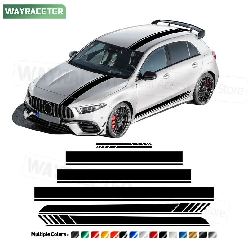 Edition 1 Stripes Sticker Door Side Body Graphics Decal For Mercedes Benz W177 A Class AMG A45S A35 2018+ 2023 2024 A200 A250
Edition 1 Stripes Sticker Door Side Body Graphics Decal For Mercedes Benz W177 A Class AMG A45S A35 2018+ 2023 2024 A200 A250