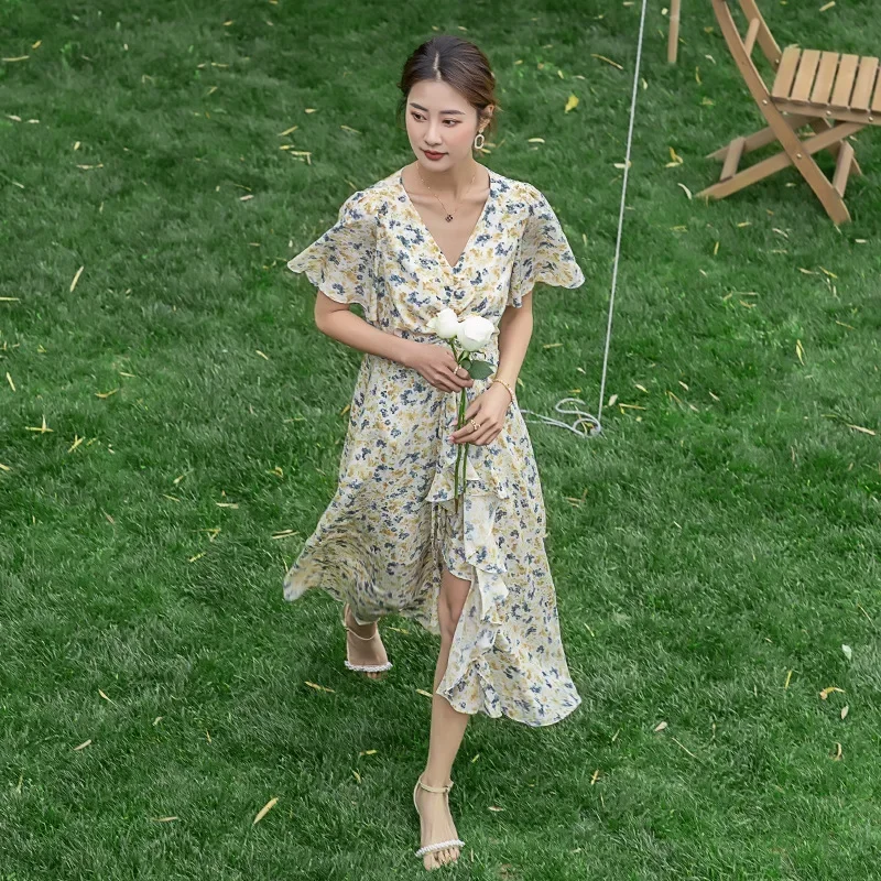 2024 Summer Dress Women Real Mulberry Silk Dress Mid-length Floral Dress Evening Dresses Long Elegant Dreses For Women Zm3257
2024 Summer Dress Women Real Mulberry Silk Dress Mid-length Floral Dress Evening Dresses Long Elegant Dreses For Women Zm3257