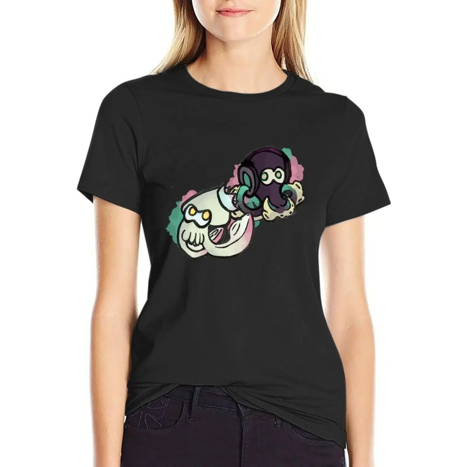 Squid and Octopus T-Shirt Female clothing kawaii clothes new edition sweat t-shirt dress for Women graphic
Squid and Octopus T-Shirt Female clothing kawaii clothes new edition sweat t-shirt dress for Women graphic