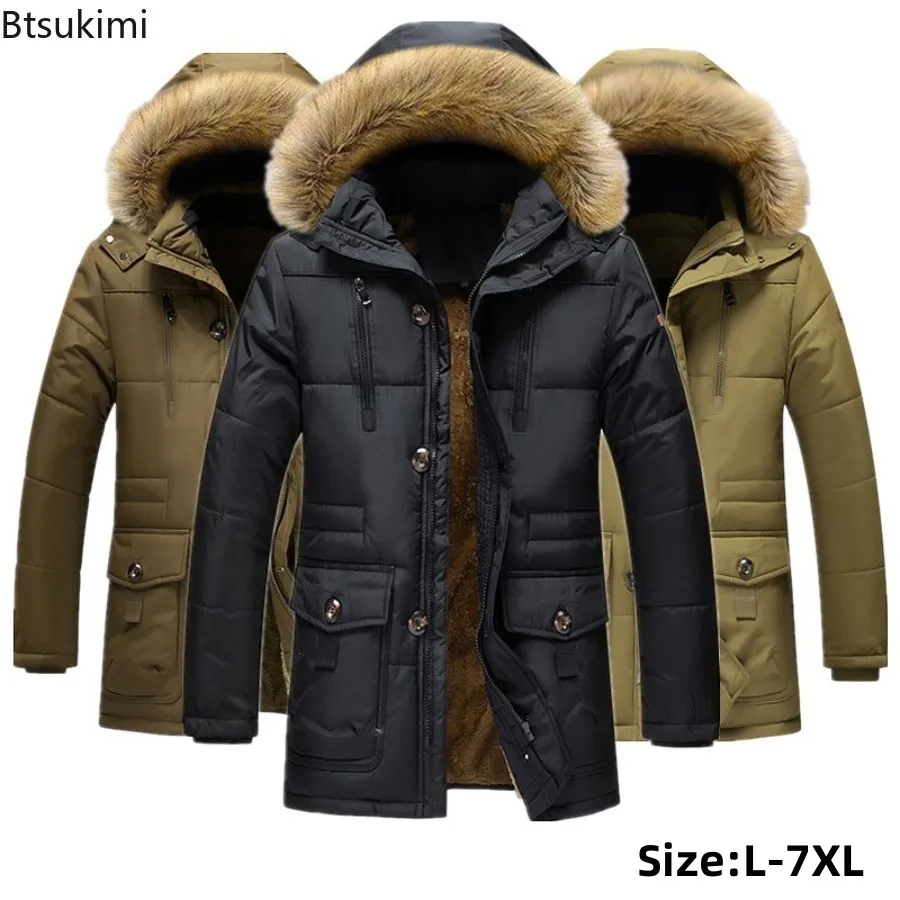 2025 New Men's Casual Parkas Winter Korean Style Thickened Warm Mid-length Jackets Hooded Outdoor Windbreak Coats Oversized 7XL
2025 New Men's Casual Parkas Winter Korean Style Thickened Warm Mid-length Jackets Hooded Outdoor Windbreak Coats Oversized 7XL