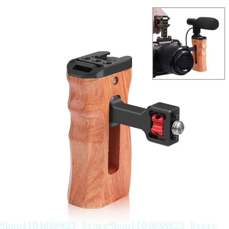 Wooden Camera Side Handle Left Right Handgrip with 1/4 or 3/8 Screw Mount for Mirrorless Digital Camera DSLR Camera Cage
Wooden Camera Side Handle Left Right Handgrip with 1/4 or 3/8 Screw Mount for Mirrorless Digital Camera DSLR Camera Cage