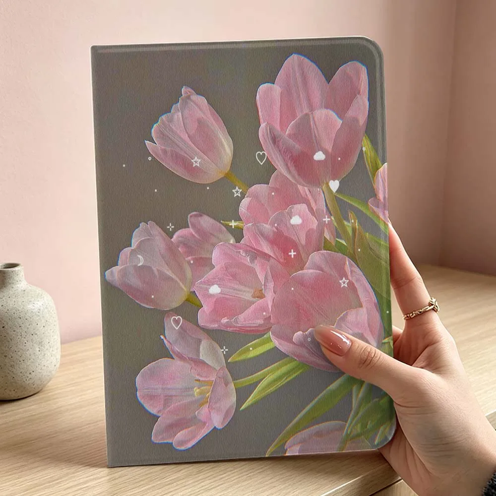 Pink Tulip Bouquet Pattern Soft For iPad Pro Air mini 7 6 5 4 3 2 1 9gen 8gen M5 M4 11th 10th A17 Pro A16 Inch Tablet Case
Pink Tulip Bouquet Pattern Soft For iPad Pro Air mini 7 6 5 4 3 2 1 9gen 8gen M5 M4 11th 10th A17 Pro A16 Inch Tablet Case