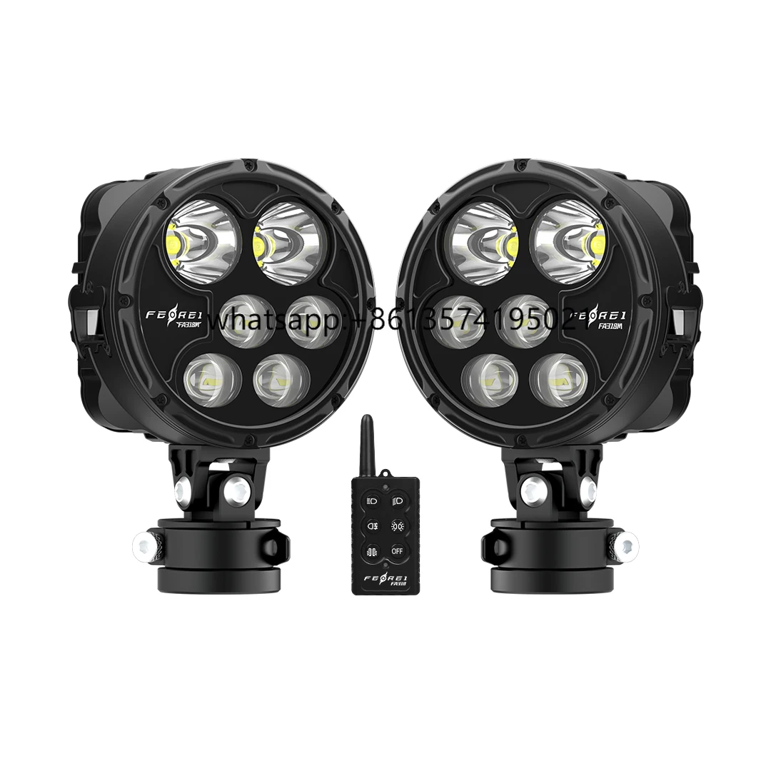 Ferei FA318 IPX8 Bicycle Light 23000 Lumens LED Auto Auxiliary Spotlight USB Charging Maximum Effective Off-Road Riding IPX8
Ferei FA318 IPX8 Bicycle Light 23000 Lumens LED Auto Auxiliary Spotlight USB Charging Maximum Effective Off-Road Riding IPX8