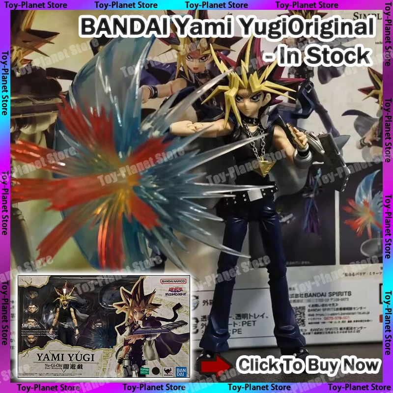 In Stock Bandai Shf Yu-Gi-Oh! Yami Yugi Action Figureanime Action Figure Model Dark Game Duel Monsters Collectible Gifts Toys
In Stock Bandai Shf Yu-Gi-Oh! Yami Yugi Action Figureanime Action Figure Model Dark Game Duel Monsters Collectible Gifts Toys