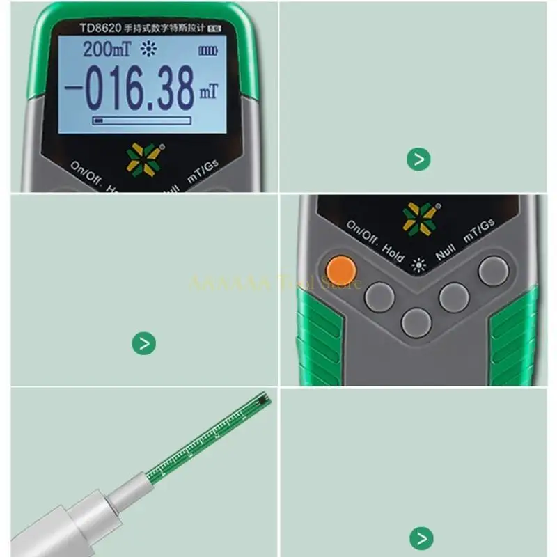 A2BE Handheld Digital Tes Meter Flux Meter 5% Accuracy Magnet Gauss Meter
A2BE Handheld Digital Tes Meter Flux Meter 5% Accuracy Magnet Gauss Meter