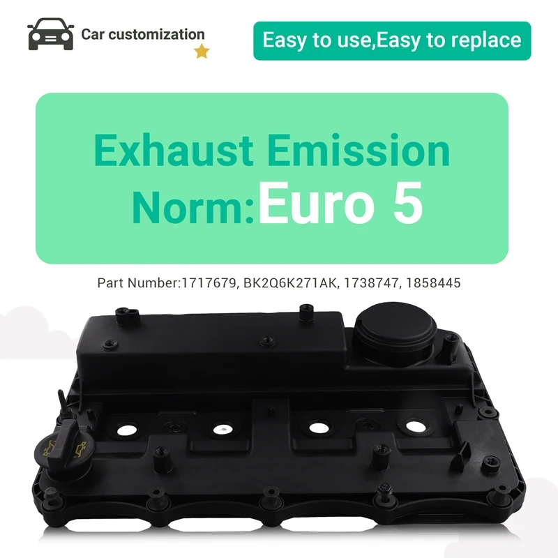 BK2Q-6K271-AK Car Camshaft Rocker Cover For Ford Transit Mk7 Mk8 2.2 Tdci 1858445 BK2Q6K271AK
BK2Q-6K271-AK Car Camshaft Rocker Cover For Ford Transit Mk7 Mk8 2.2 Tdci 1858445 BK2Q6K271AK