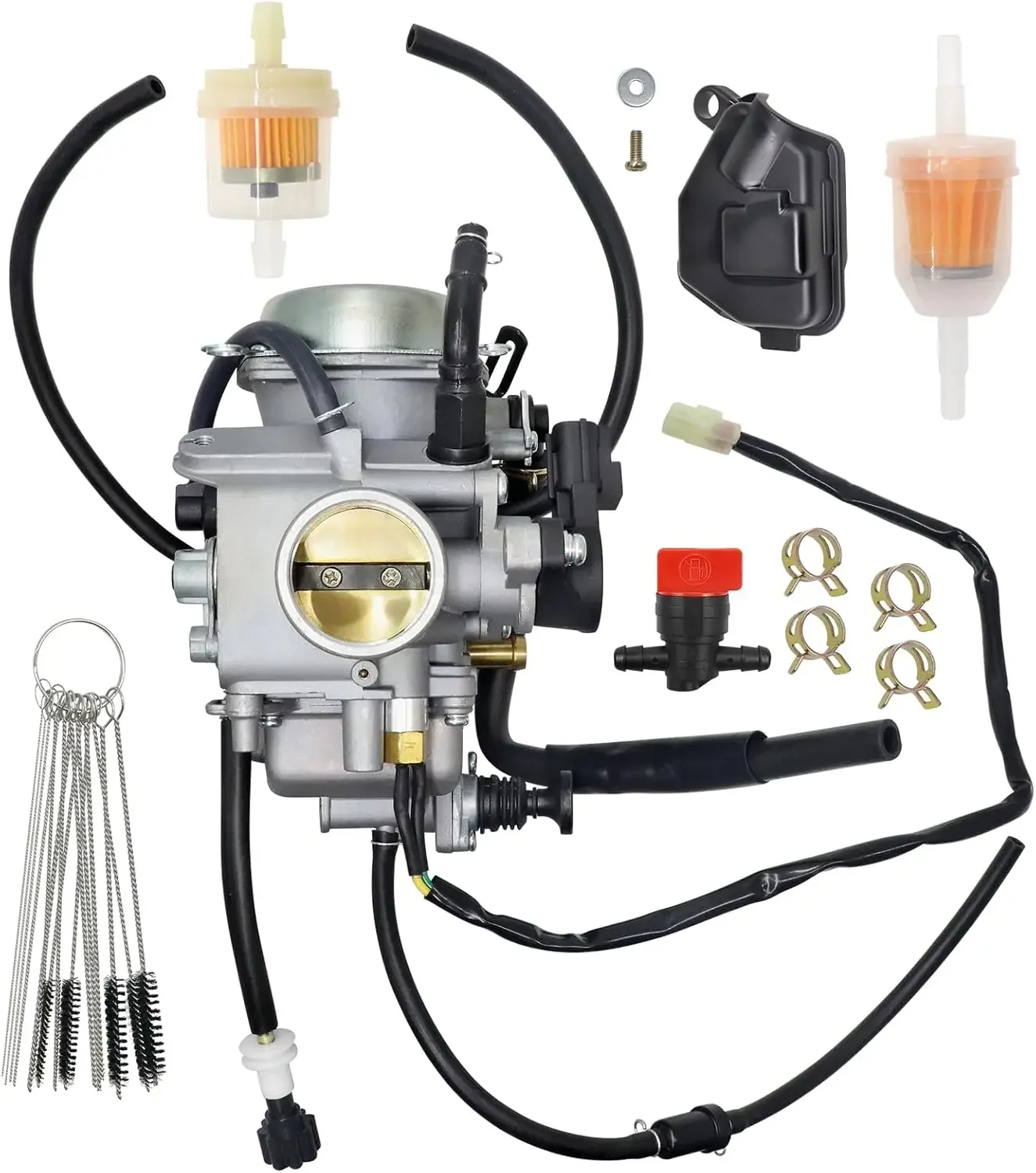 16100-HN7-013 Carburetor Replacement for Honda Rancher 400 TRX400FA TRX400FGA Carb 2004-2007 Carburetor 16100-HN7-A21 with Fuel
16100-HN7-013 Carburetor Replacement for Honda Rancher 400 TRX400FA TRX400FGA Carb 2004-2007 Carburetor 16100-HN7-A21 with Fuel