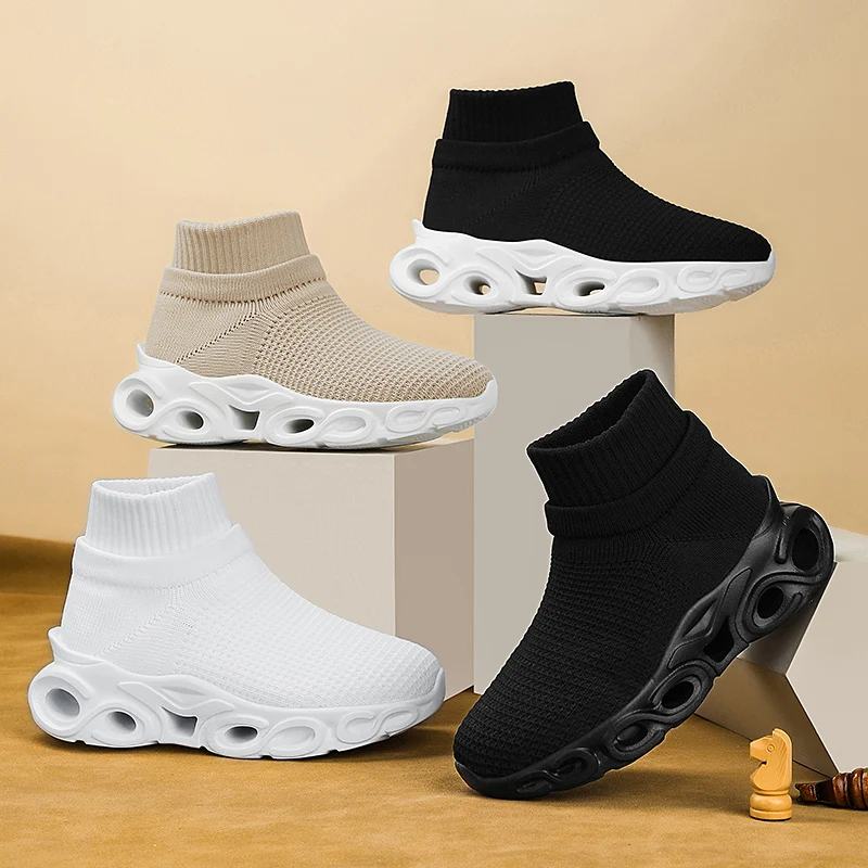 Kids Shoes Toddler Boys Sneakers Fashion Luxury High Top Children Sock Shoes Breathable Casual Running Sports Tennis Shoes Girls
Kids Shoes Toddler Boys Sneakers Fashion Luxury High Top Children Sock Shoes Breathable Casual Running Sports Tennis Shoes Girls