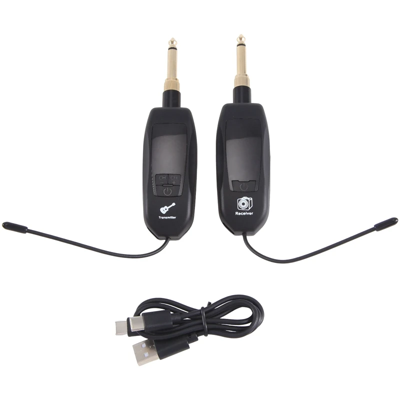 Wireless Guitar System GAW-A8 Audio Digital Transmitter Receiver Rechargeable Band Stage Instrumental Recording Easy To Use
Wireless Guitar System GAW-A8 Audio Digital Transmitter Receiver Rechargeable Band Stage Instrumental Recording Easy To Use