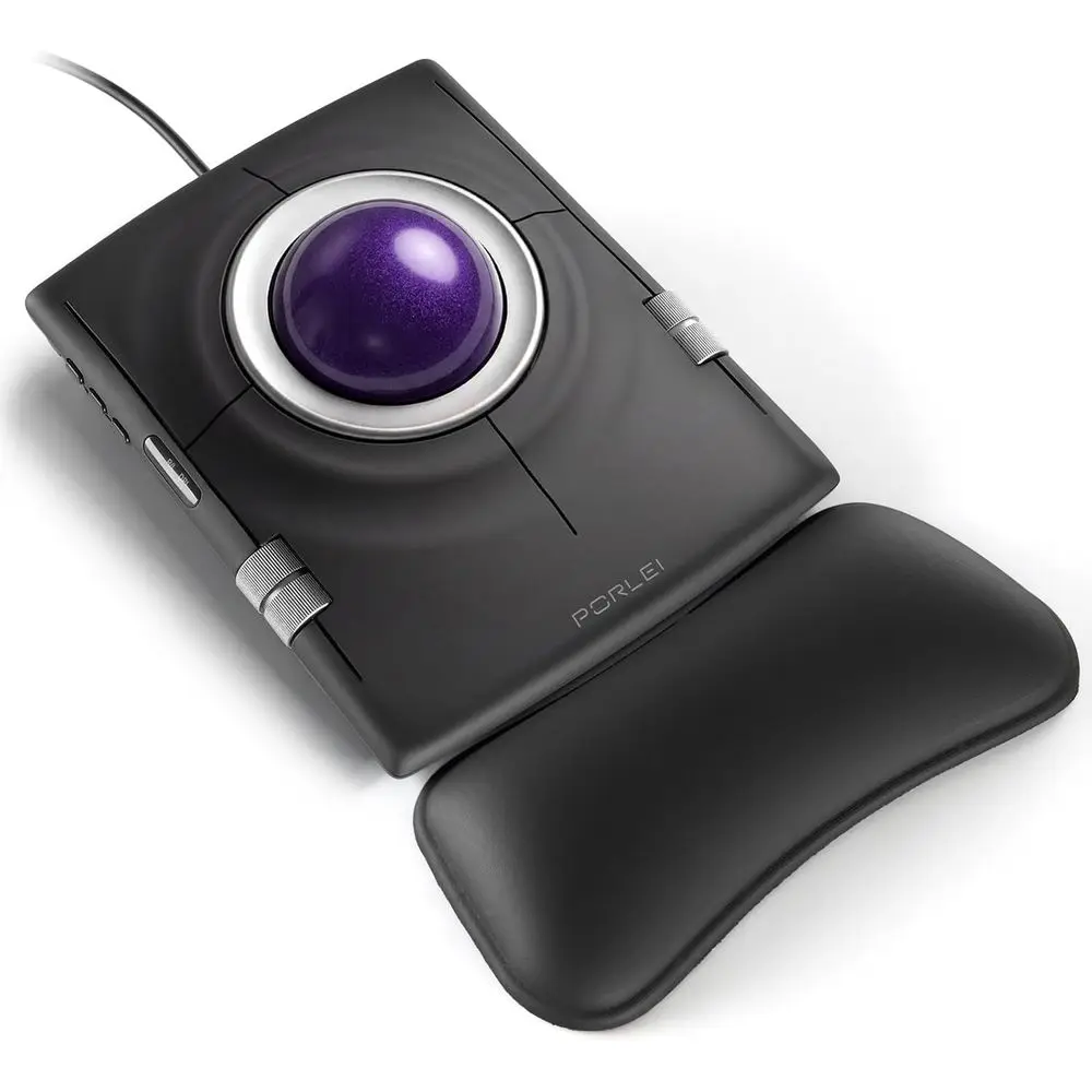 Ergonomic Large Ball Trackball Mouse with Adjustable DPI, Wrist Support, for PC and Laptop, Windows-Compatible
Ergonomic Large Ball Trackball Mouse with Adjustable DPI, Wrist Support, for PC and Laptop, Windows-Compatible