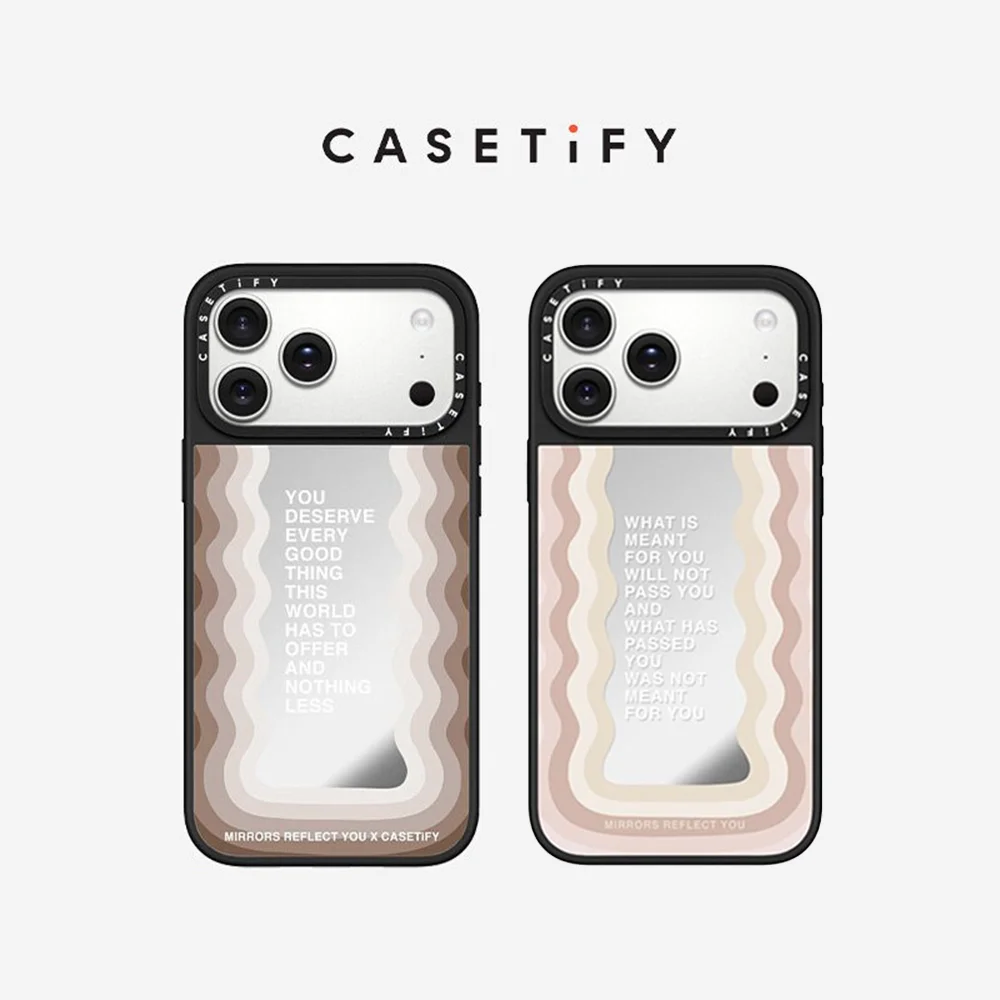 CASETiFY Slogan Yours Only / You Deserve It Series Magnetic Drop-proof Case for iPhone 13 14 15 16 17 Pro Max Plus Protect Cover
CASETiFY Slogan Yours Only / You Deserve It Series Magnetic Drop-proof Case for iPhone 13 14 15 16 17 Pro Max Plus Protect Cover