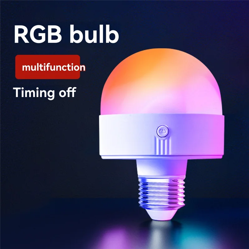 Dimmable RGB 3-Color E27 Bulb USB Charging Remote Control Timing Removable Magnetic Bedside Table Lamp LED Reading Night Lightab
Dimmable RGB 3-Color E27 Bulb USB Charging Remote Control Timing Removable Magnetic Bedside Table Lamp LED Reading Night Lightab