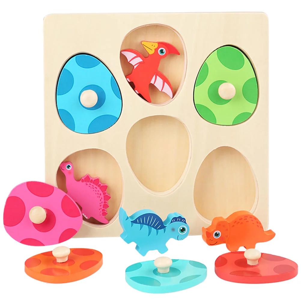 Dinosaur Puzzle Children Toy Wooden Plaything Early Learning Educational Toys Cognitive
Dinosaur Puzzle Children Toy Wooden Plaything Early Learning Educational Toys Cognitive