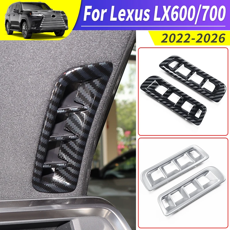 For Toyota Lexus 2022-2026 600 700 LX600 LX700 Car A Pillar Vent Decoration Cover Easy Install Interior Protection Accessories
For Toyota Lexus 2022-2026 600 700 LX600 LX700 Car A Pillar Vent Decoration Cover Easy Install Interior Protection Accessories