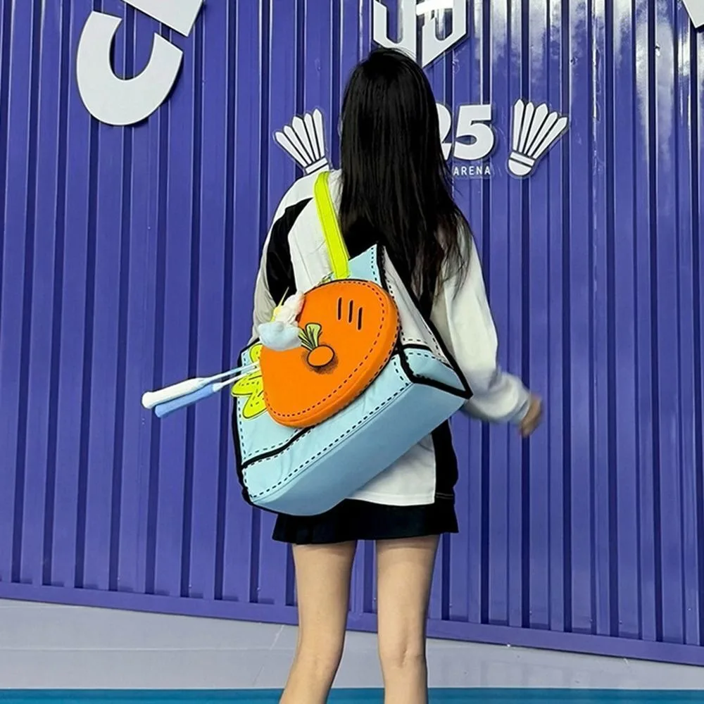 New Cartoon Tennis Carrot Bag Nylon Fabric Strong Badminton Bag Large Capacity Durable Fitness Shoulder Bag Travel
New Cartoon Tennis Carrot Bag Nylon Fabric Strong Badminton Bag Large Capacity Durable Fitness Shoulder Bag Travel