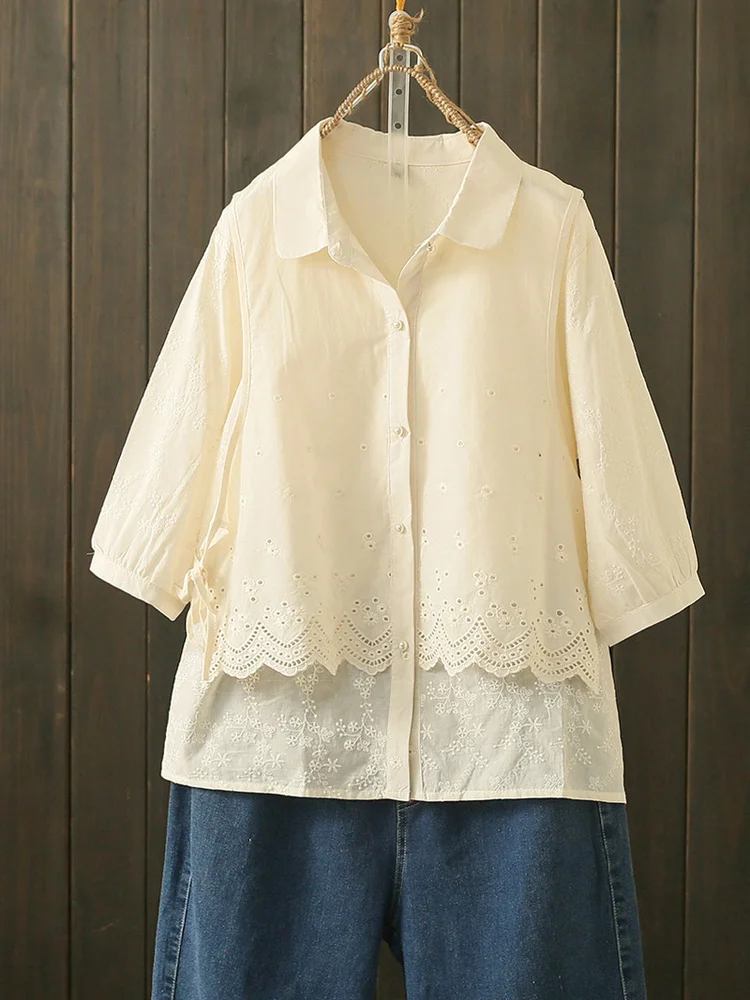 Early Autumn plus Size 200 Pounds Embroidered Loose Fit Cotton Shirt Casual Style Base Layer Top Fashionable And Stylish
Early Autumn plus Size 200 Pounds Embroidered Loose Fit Cotton Shirt Casual Style Base Layer Top Fashionable And Stylish