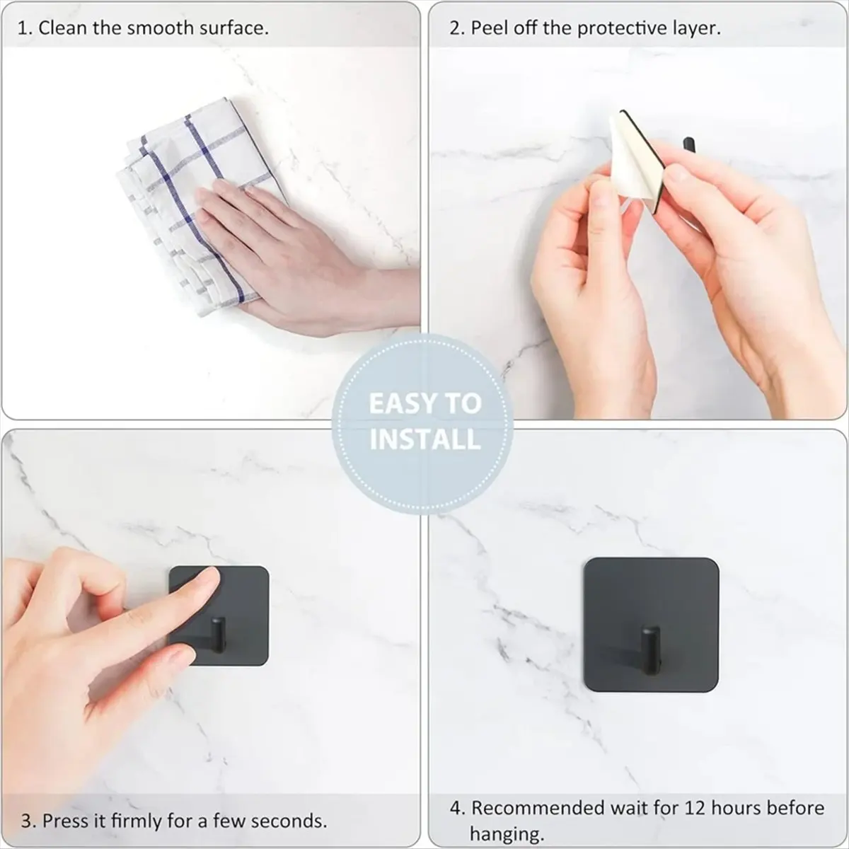 REST 10PCS Stainless Steel Adhesive Hook Self Adhesive Wall Hooks Hanger Heavy Duty Storage Holder Stick on Towel Hooks,A
REST 10PCS Stainless Steel Adhesive Hook Self Adhesive Wall Hooks Hanger Heavy Duty Storage Holder Stick on Towel Hooks,A