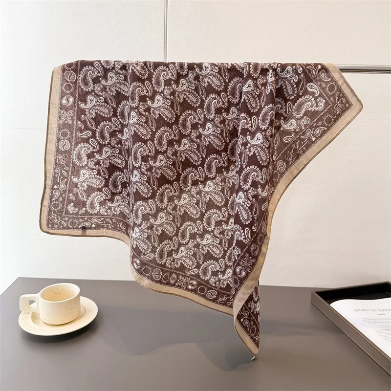 Women's Vintage Paisley Floral Square Scarf 68x68cm Cotton Viscose Shawl Small Handkerchief Neck Snood Hijab by Spain Brand
Women's Vintage Paisley Floral Square Scarf 68x68cm Cotton Viscose Shawl Small Handkerchief Neck Snood Hijab by Spain Brand