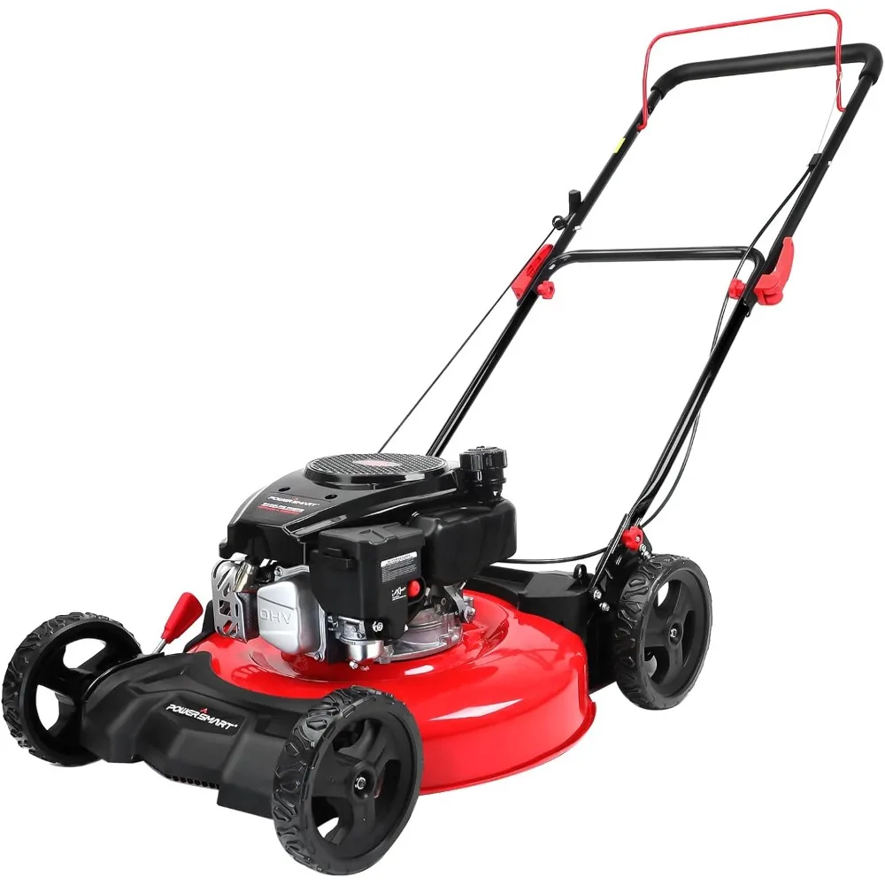 PowerSmart 21 in. Gas Lawn Mower with 144cc OHV Engine, 2-in-1 Push Mower with Mulching & Side-Discharge
PowerSmart 21 in. Gas Lawn Mower with 144cc OHV Engine, 2-in-1 Push Mower with Mulching & Side-Discharge