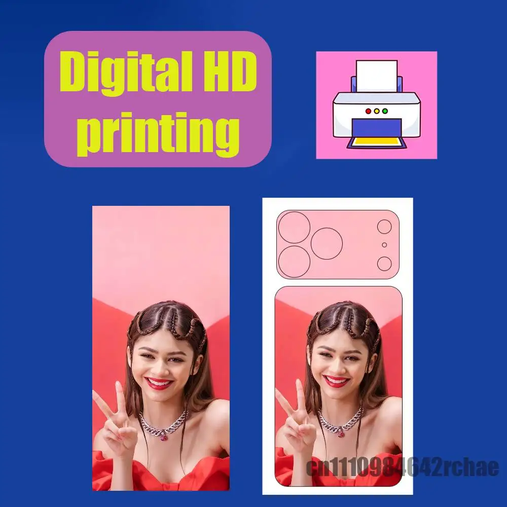 For iPhone 17 Pro Max Phone Back Sticker Films Decal Skin Wrap DIY Custom Actress Singer Z-Zendaya Film Full Cover
For iPhone 17 Pro Max Phone Back Sticker Films Decal Skin Wrap DIY Custom Actress Singer Z-Zendaya Film Full Cover