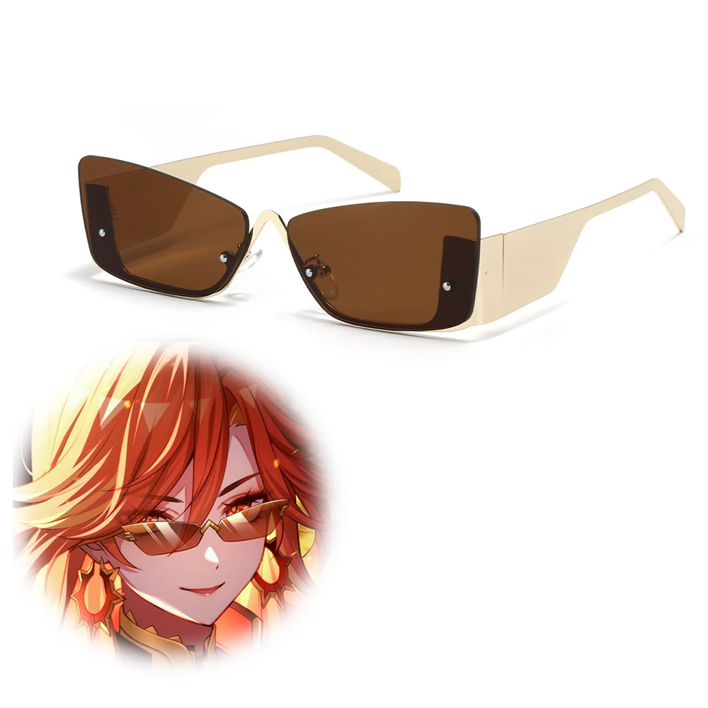 Game Genshin Impact Mavuika Cosplay Glasses Unisex Fashion Sunglasses Halloween Costume Eyewear Props Accessories
Game Genshin Impact Mavuika Cosplay Glasses Unisex Fashion Sunglasses Halloween Costume Eyewear Props Accessories