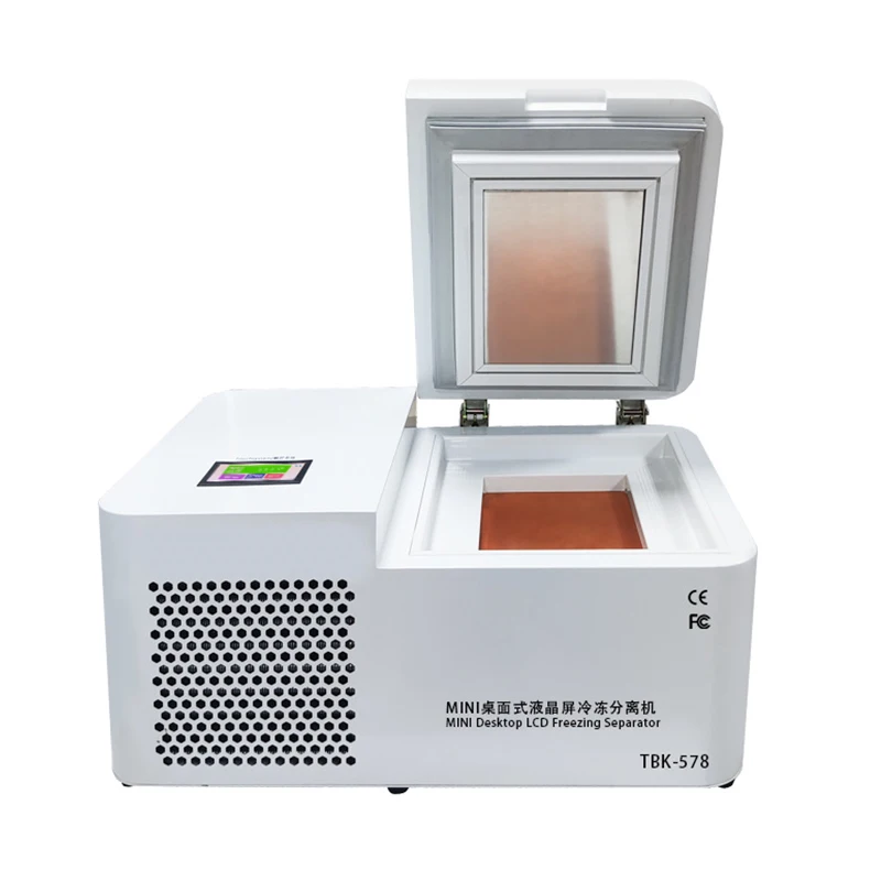 Mini Desktop LCD Screen Freezing Separator TBK-578 Low Temperature Freezing Arc Screen Disassembly machine Plane Freezer
Mini Desktop LCD Screen Freezing Separator TBK-578 Low Temperature Freezing Arc Screen Disassembly machine Plane Freezer
