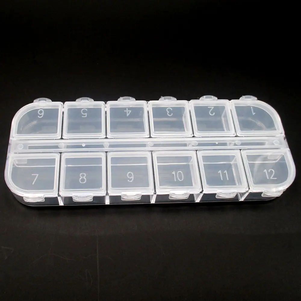 12 Grid Plastic Manicure Accessory Rhinestones Earring Empty Case Storage Box Nail Art Rhinestone Storage Box Jewelry Organizer
12 Grid Plastic Manicure Accessory Rhinestones Earring Empty Case Storage Box Nail Art Rhinestone Storage Box Jewelry Organizer