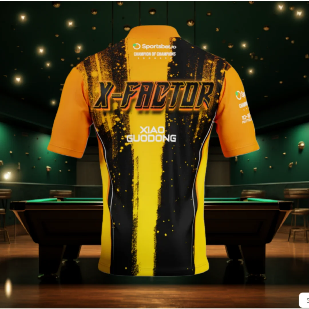 X Factor - Xiao Guodong Snooker матч трикотажные изделия бильярдные трикотажные изделия осенние спортивные сухие быстро мужские футболки детская одежда
X Factor - Xiao Guodong Snooker матч трикотажные изделия бильярдные трикотажные изделия осенние спортивные сухие быстро мужские футболки детская одежда