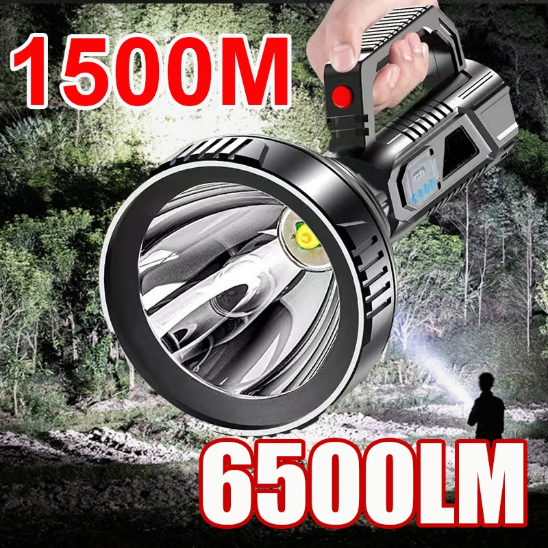 6500LM Portable Lantern Ultra Powerful Flashlight Rechargeable LED Lamp Waterproof Torch Work Light Outdoor Camping Fishing Lamp
6500LM Portable Lantern Ultra Powerful Flashlight Rechargeable LED Lamp Waterproof Torch Work Light Outdoor Camping Fishing Lamp