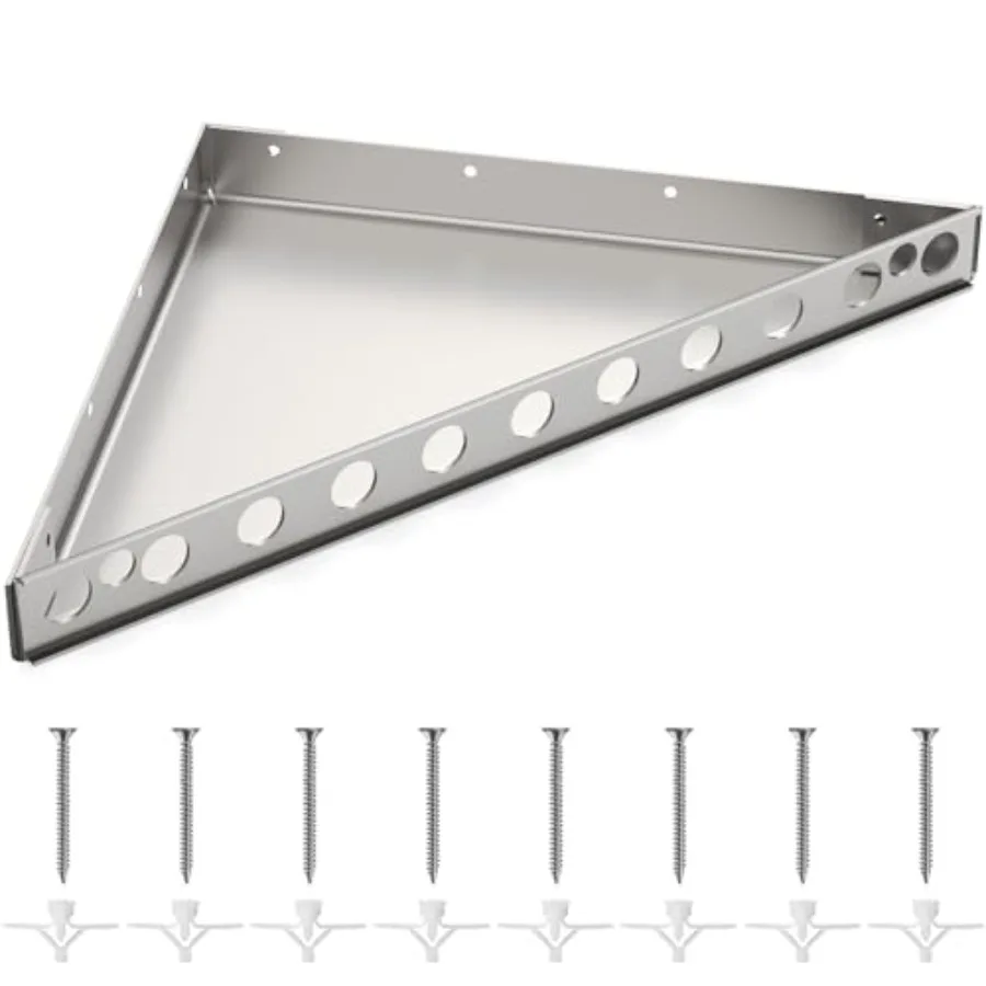 Floating Corner Shower Bench Kit with Customizable Appearance for Bathroom 17x17x24 in White with Durable Resin Material and No
Floating Corner Shower Bench Kit with Customizable Appearance for Bathroom 17x17x24 in White with Durable Resin Material and No