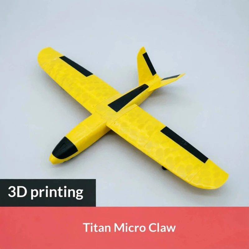 Titan Micro Claw 3D Printed Fixed Wing Remote Control Airplane Fpv Drone Tail Pusher For Outdoor Flying Hobby Enthusiasts
Titan Micro Claw 3D Printed Fixed Wing Remote Control Airplane Fpv Drone Tail Pusher For Outdoor Flying Hobby Enthusiasts