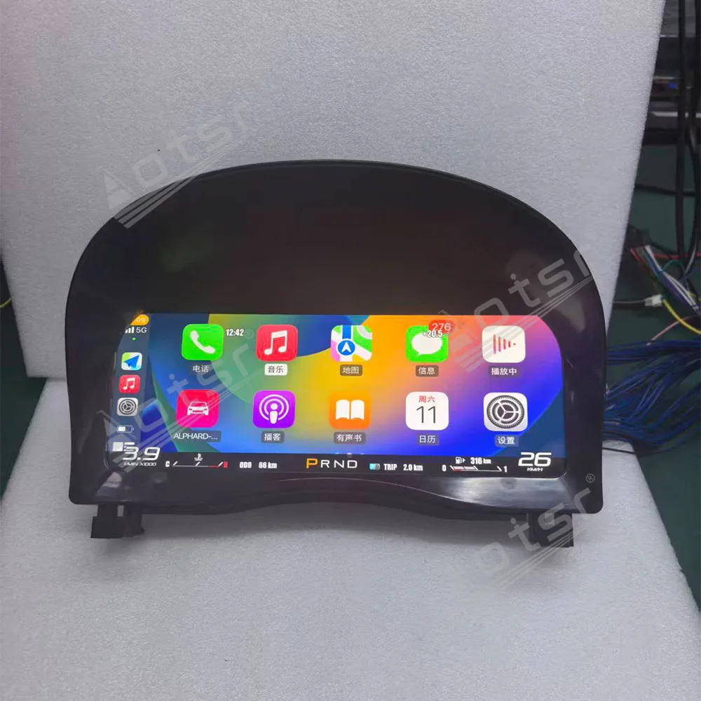 12,3-дюймовый HD-экран, аксессуар для обновления автомобильного инструмента для Toyota Vellfire Alphard 20/30 серии 2008-2023, мультимедийная приборная панель
12,3-дюймовый HD-экран, аксессуар для обновления автомобильного инструмента для Toyota Vellfire Alphard 20/30 серии 2008-2023, мультимедийная приборная панель