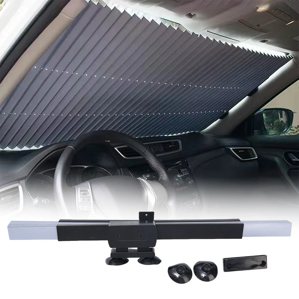 Automatic Retractable Sunshade Summer Car Front Windshield Fan-shaped Folding UV Protection Heat Insulation Sunscreen Curtain
Automatic Retractable Sunshade Summer Car Front Windshield Fan-shaped Folding UV Protection Heat Insulation Sunscreen Curtain