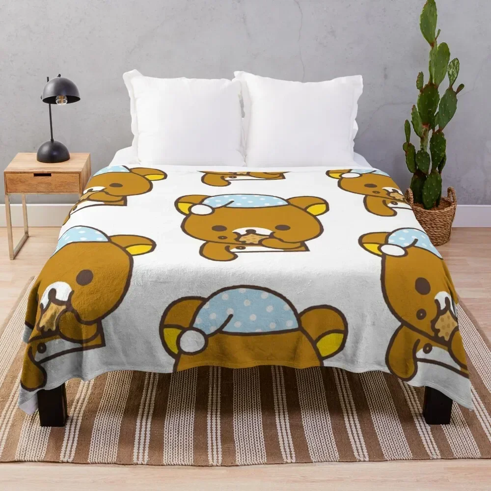 Kawaii Cute Bear Rilakkuma Throw Blanket Soft Plush Blanket as Housewarming Gift
Kawaii Cute Bear Rilakkuma Throw Blanket Soft Plush Blanket as Housewarming Gift