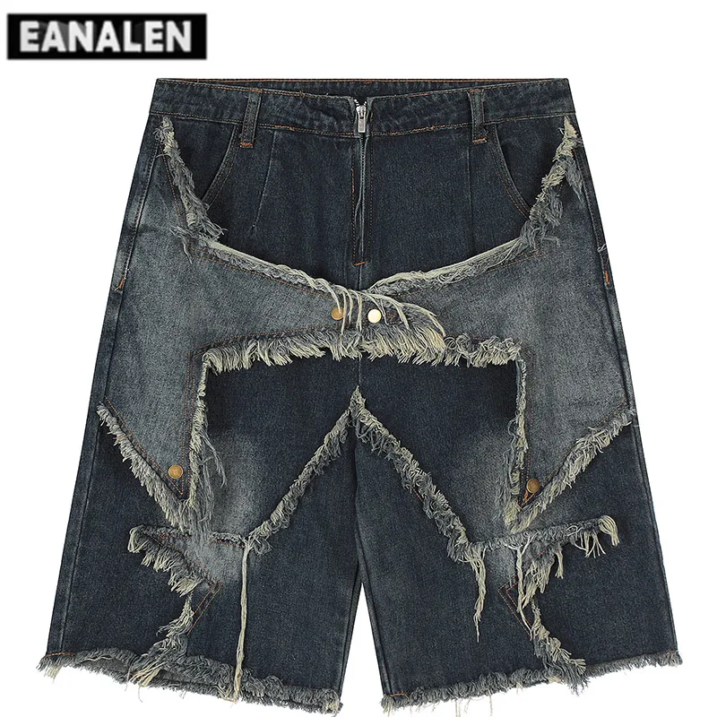 Harajuku Vintage Functional Embroidered Star Pattern Denim Shorts Men's Oversized Sunny Bermuda Casual Shorts College Pants Y2K
Harajuku Vintage Functional Embroidered Star Pattern Denim Shorts Men's Oversized Sunny Bermuda Casual Shorts College Pants Y2K