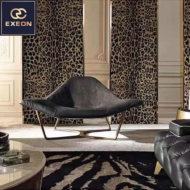 Italian Light Luxury Fashion Leopard Skin Leisure Chair Modern Living Room Design High-end Embroidery Armchair
Italian Light Luxury Fashion Leopard Skin Leisure Chair Modern Living Room Design High-end Embroidery Armchair