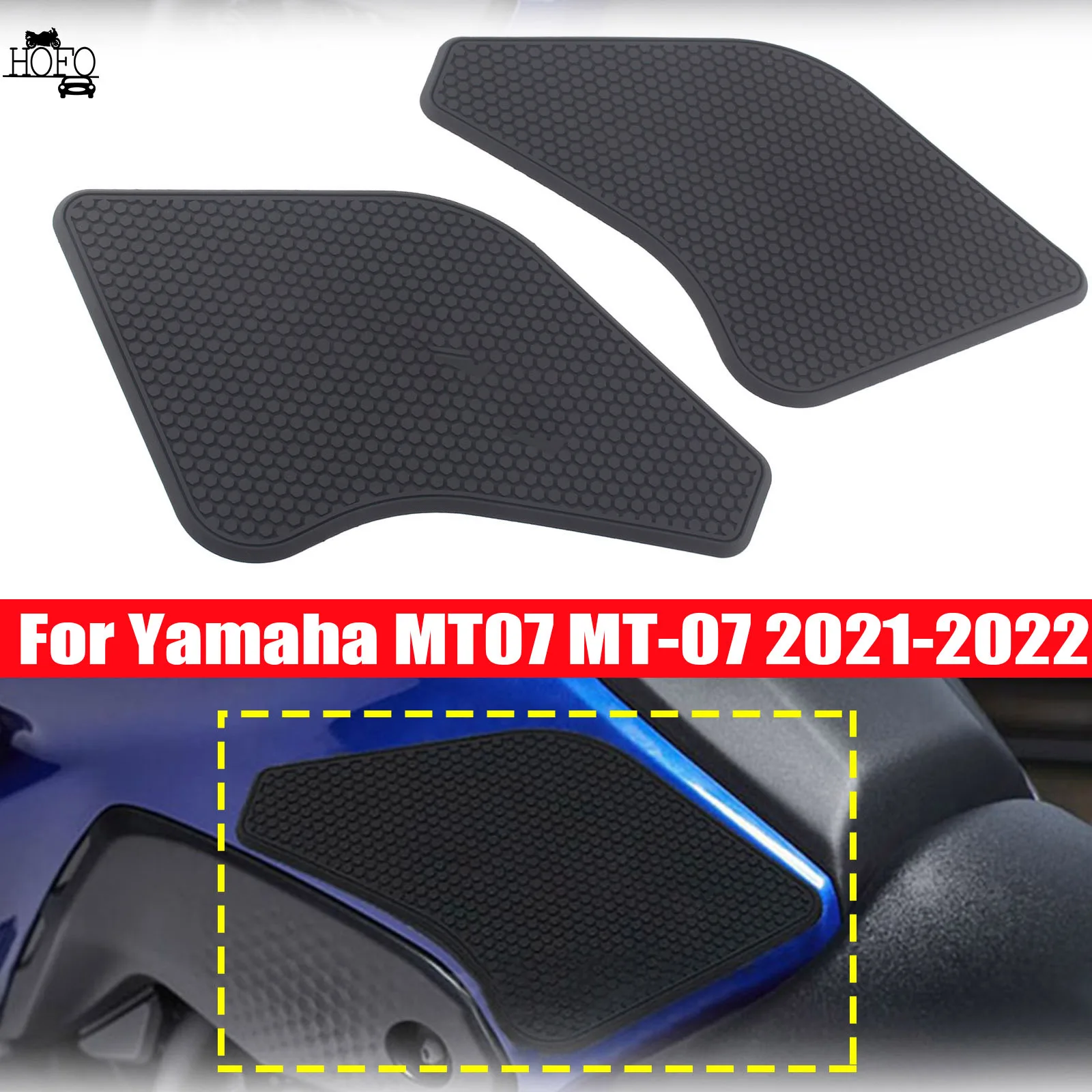 Motorcycle Non-slip Side Fuel Tank Pads Stickers Waterproof Pad Sticker For Yamaha MT07 MT-07 2021-2022
Motorcycle Non-slip Side Fuel Tank Pads Stickers Waterproof Pad Sticker For Yamaha MT07 MT-07 2021-2022