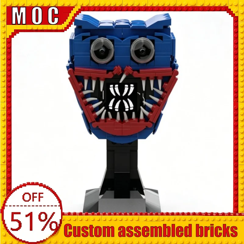 346PCS Creative Monster Character Head Custom Building Blocks MOC Model Educational Assembly Toy Birthday Gift For Boys Display
346PCS Creative Monster Character Head Custom Building Blocks MOC Model Educational Assembly Toy Birthday Gift For Boys Display