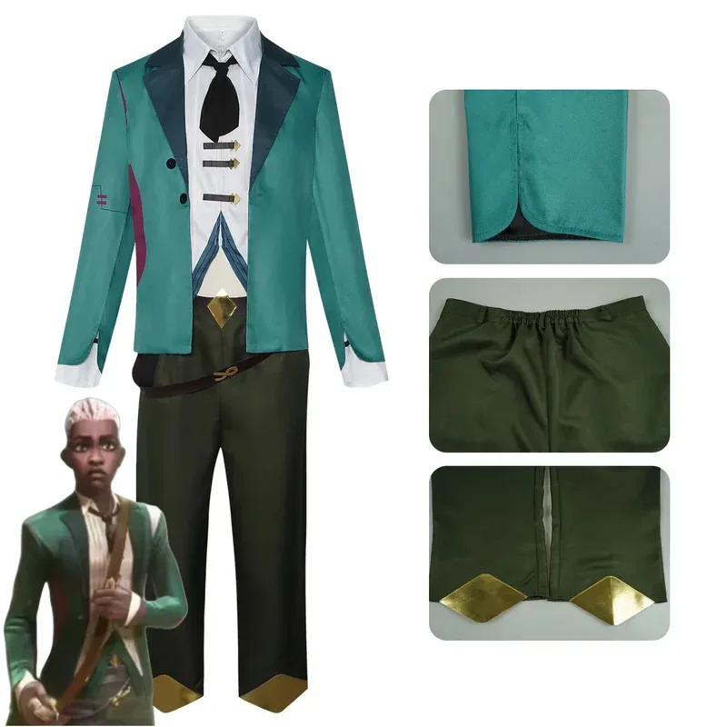 Anime Game LOL Movie Arcane 2 Ekko Boy Who Shattered Time Cosplay Costume Green Coat Uniform Shirt Wig Adult Man Carnival Suitv;
Anime Game LOL Movie Arcane 2 Ekko Boy Who Shattered Time Cosplay Costume Green Coat Uniform Shirt Wig Adult Man Carnival Suitv;