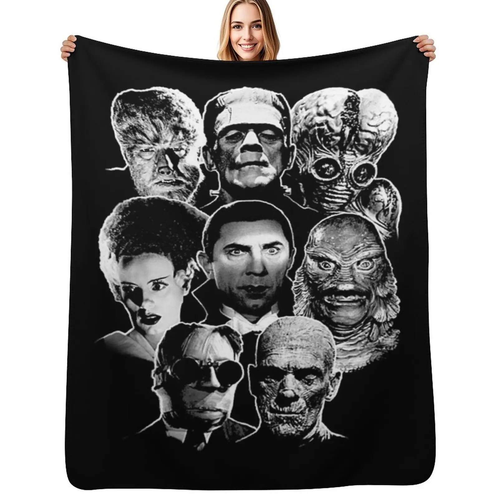 Universal Monster Gang Throw Blanket bed plaid Plush Beautifuls Bed Fashionable Blankets
Universal Monster Gang Throw Blanket bed plaid Plush Beautifuls Bed Fashionable Blankets
