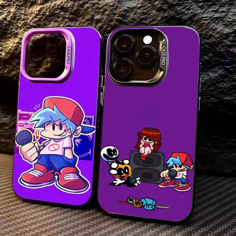 Game F-Friday Night Funkin Phone Case For iPhone17,16,15,14,13,12,11 Plus,Pro Max Colored Silver Plated Inside Cover
Game F-Friday Night Funkin Phone Case For iPhone17,16,15,14,13,12,11 Plus,Pro Max Colored Silver Plated Inside Cover