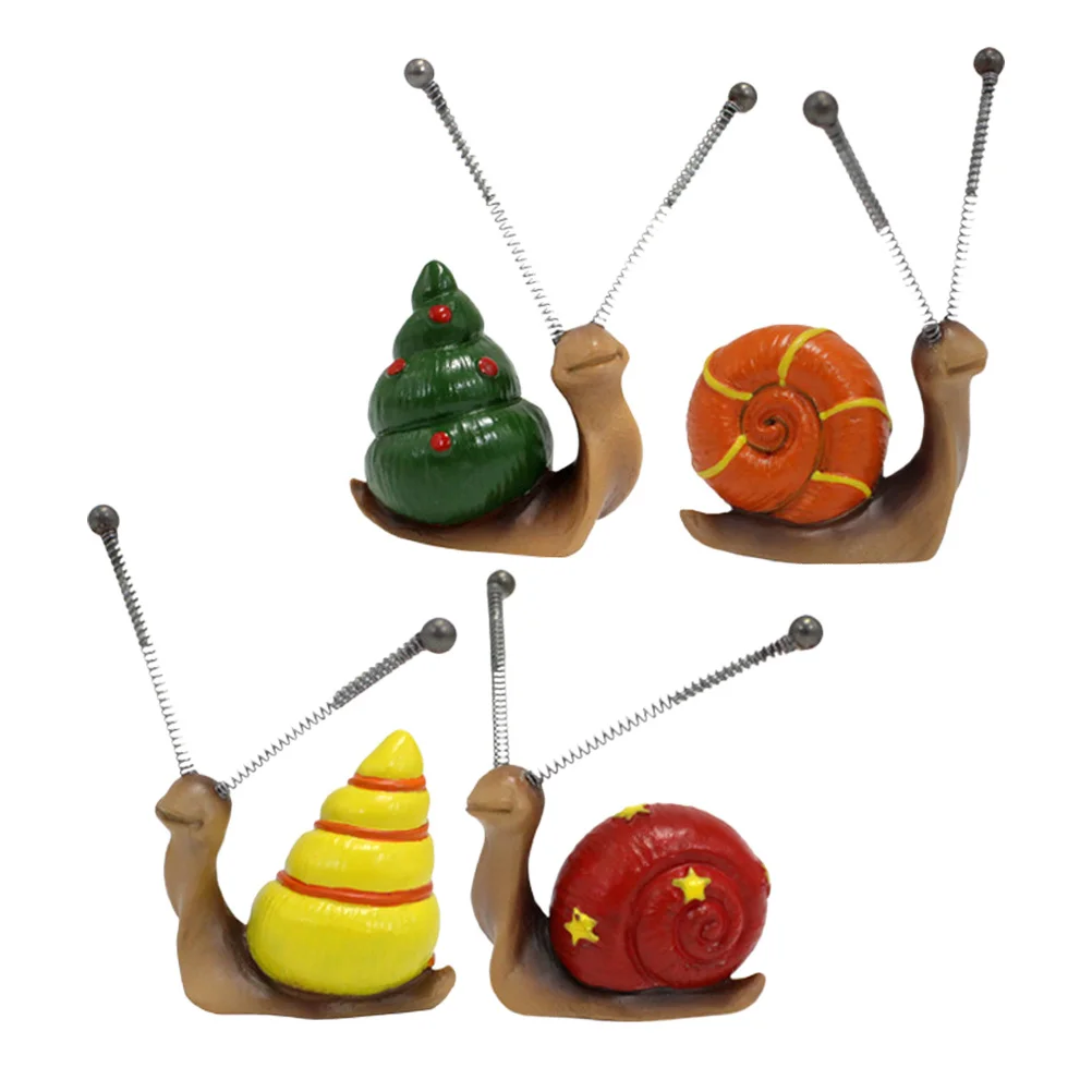 4 Pcs Decorations Garden Snail Ornament Courtyard Supply Compact Resin Statue Figure Adorable 
4 Pcs Decorations Garden Snail Ornament Courtyard Supply Compact Resin Statue Figure Adorable