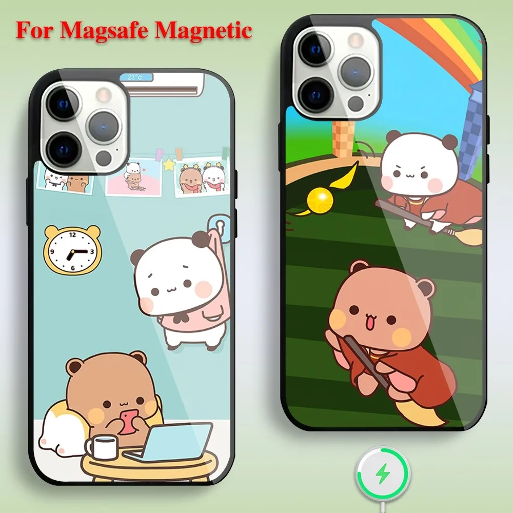 Cute BUBU DUDU Love Bears Phone Case For iPhone 11 12 13 14 15 Max Plus Pro Wireless Magnetic Glass Magsafe Charging Shell
Cute BUBU DUDU Love Bears Phone Case For iPhone 11 12 13 14 15 Max Plus Pro Wireless Magnetic Glass Magsafe Charging Shell