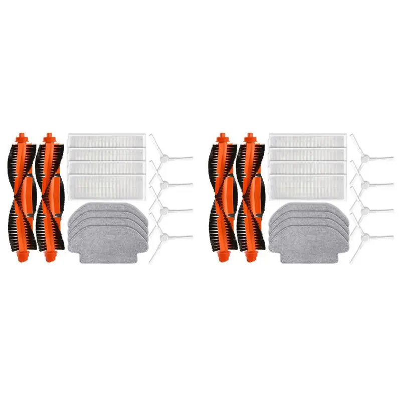 SEWS-2 Set For Robot Vacuum S10 S12 B106GL Replacement Parts Accessories Main Side Brush Hepa Filter Mop Cloth
SEWS-2 Set For Robot Vacuum S10 S12 B106GL Replacement Parts Accessories Main Side Brush Hepa Filter Mop Cloth