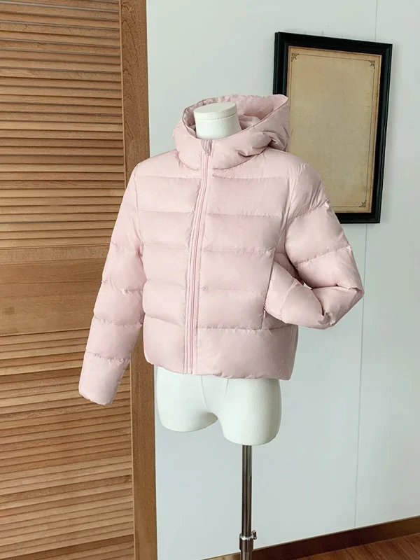 High Quality Fashionable Pink Hooded Warm Cotton Jacket Women's 2025 Winter New Style Luxury Versatile Thick Outerwear
High Quality Fashionable Pink Hooded Warm Cotton Jacket Women's 2025 Winter New Style Luxury Versatile Thick Outerwear