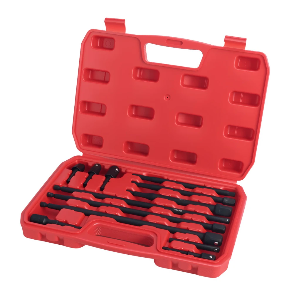 12pcs Extended Multi-angle Sleeve Extended Multi-Angle Socket Set Versatile Pneumatic Socket Electric Wrench Seat Cover
12pcs Extended Multi-angle Sleeve Extended Multi-Angle Socket Set Versatile Pneumatic Socket Electric Wrench Seat Cover
