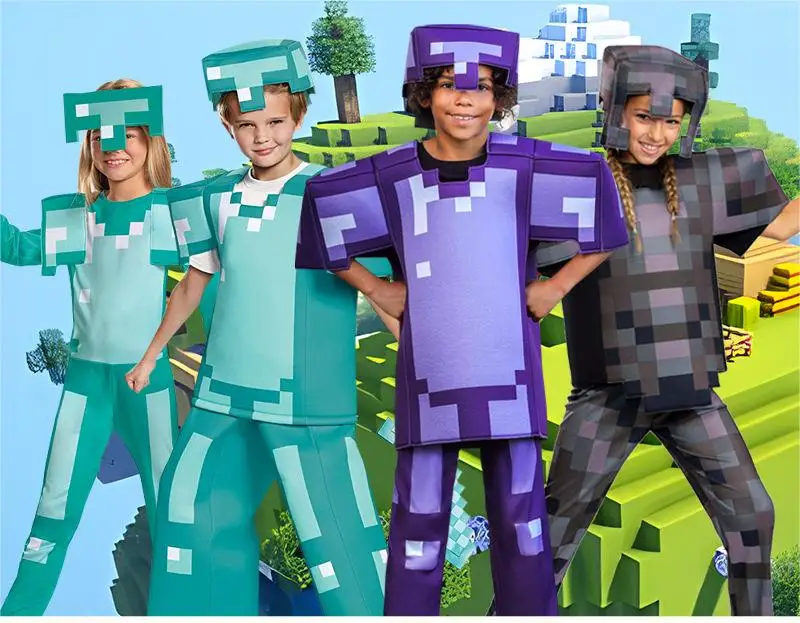 My 3D My World Minecraftinglys Halloween Cosplay Costume Deluxe Sets Diamond Armor Series Costumes For Cosplay Games Toy Gifts
My 3D My World Minecraftinglys Halloween Cosplay Costume Deluxe Sets Diamond Armor Series Costumes For Cosplay Games Toy Gifts